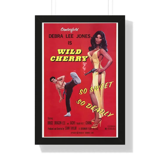 WILD CHERRY 1980 - Framed Movie Poster 16″ x 24″ Black - The Sticker Space