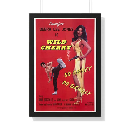 WILD CHERRY 1980 - Framed Movie Poster 20" x 30" Black - The Sticker Space