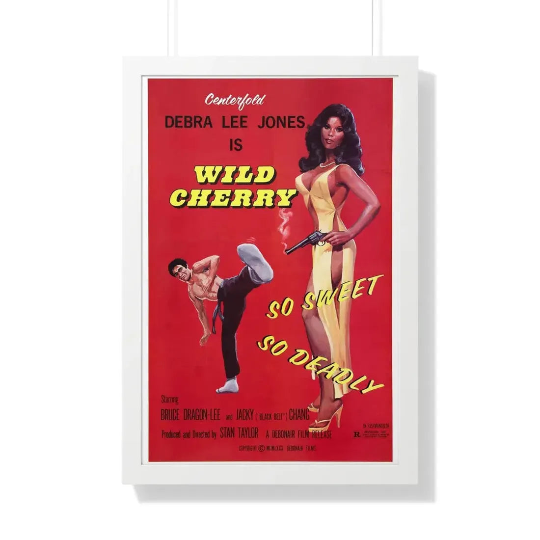 WILD CHERRY 1980 - Framed Movie Poster 20" x 30" White - The Sticker Space