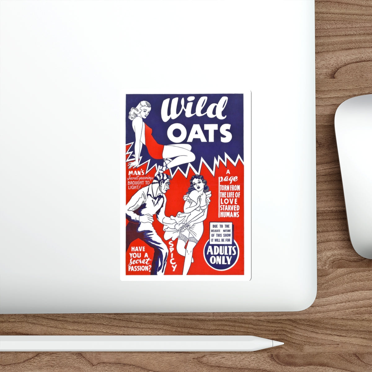 WILD OATS 1940 Movie Poster STICKER Vinyl Die-Cut Decal-The Sticker Space