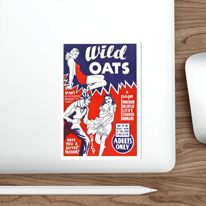 WILD OATS 1940 Movie Poster STICKER Vinyl Die-Cut Decal-The Sticker Space