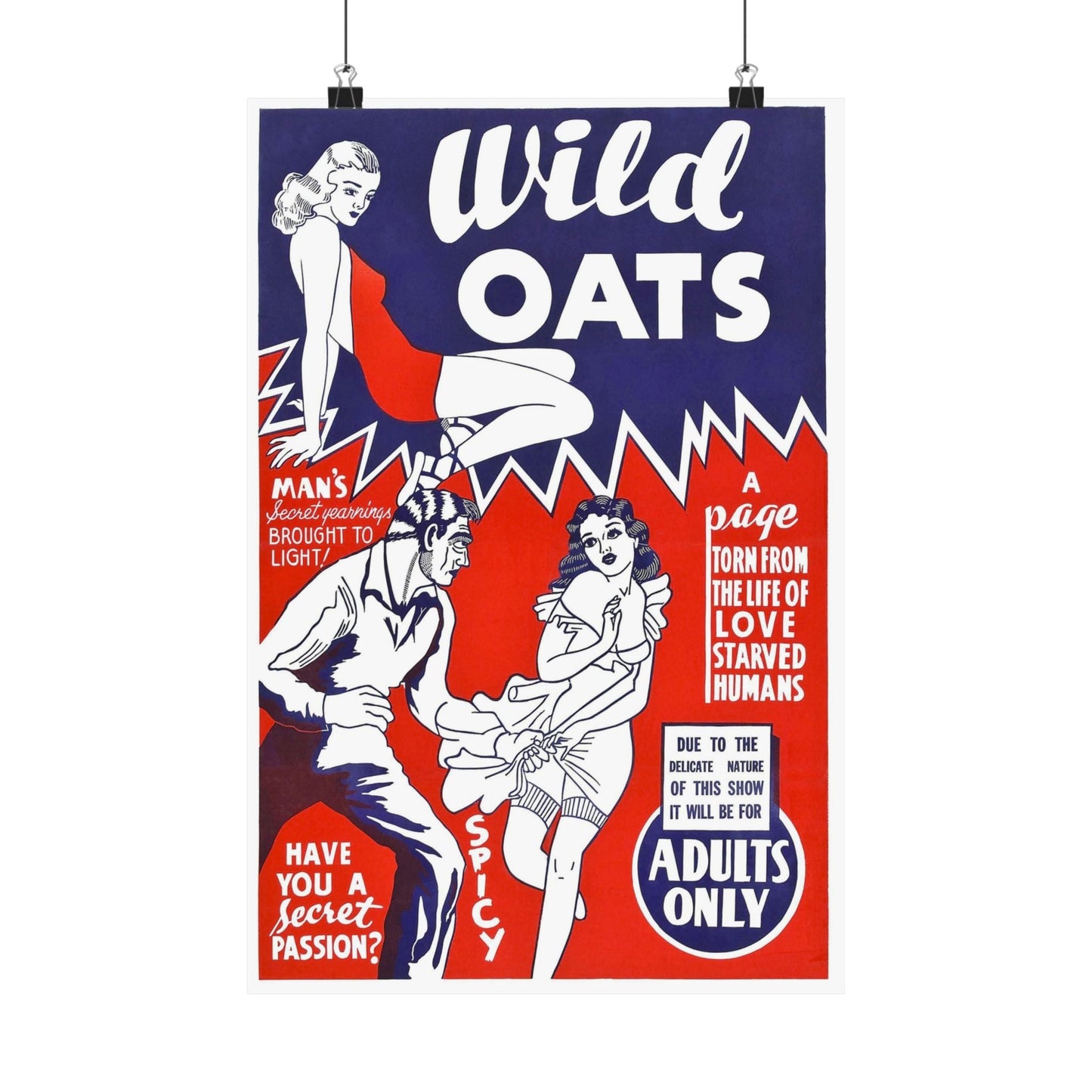 WILD OATS 1940 - Paper Movie Poster-12″ x 18″-The Sticker Space