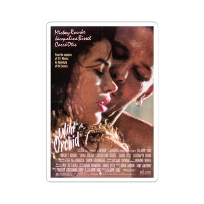 Wild Orchid 1990 Movie Poster - STICKER Vinyl Kiss-Cut Decal 2 Inch White - The Sticker Space
