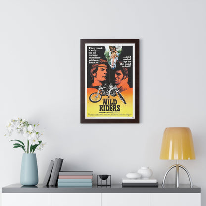 WILD RIDERS 1971 - Framed Movie Poster-The Sticker Space