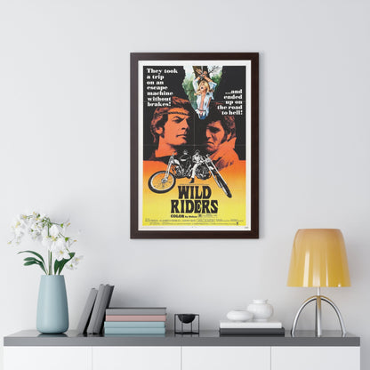 WILD RIDERS 1971 - Framed Movie Poster-The Sticker Space