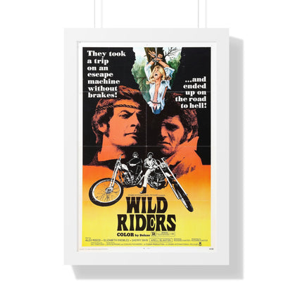 WILD RIDERS 1971 - Framed Movie Poster-16″ x 24″-The Sticker Space