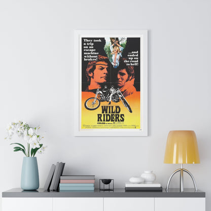 WILD RIDERS 1971 - Framed Movie Poster-The Sticker Space