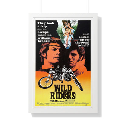 WILD RIDERS 1971 - Framed Movie Poster-20" x 30"-The Sticker Space