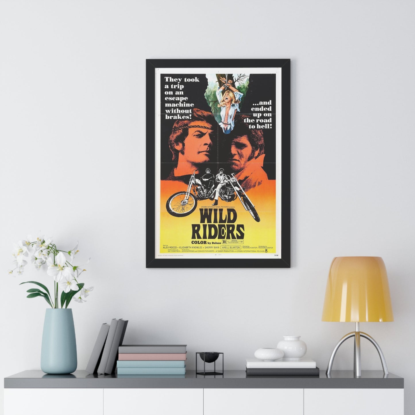 WILD RIDERS 1971 - Framed Movie Poster-The Sticker Space