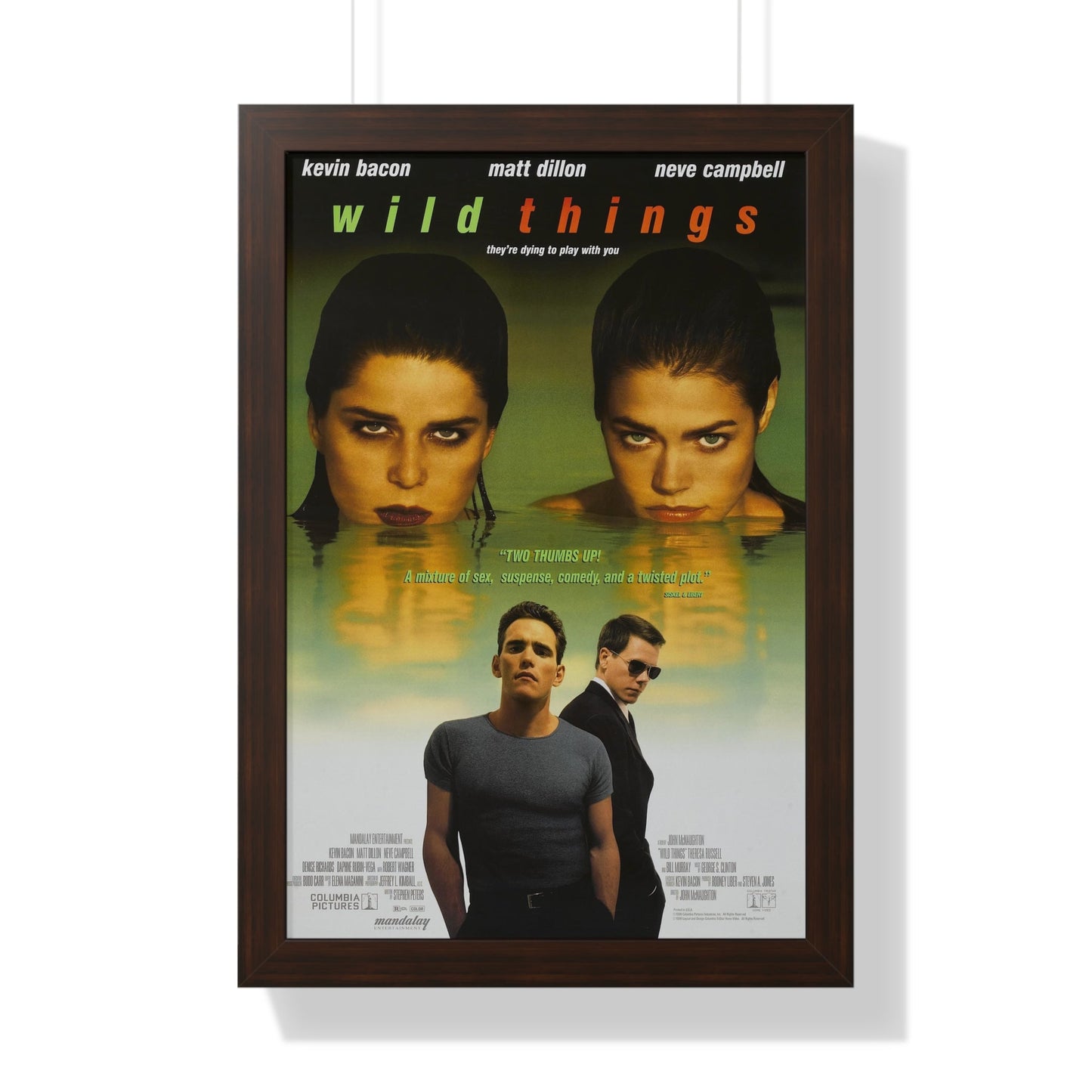 WILD THINGS 1998 - Framed Movie Poster-16″ x 24″-The Sticker Space