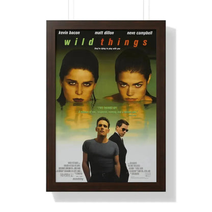 WILD THINGS 1998 - Framed Movie Poster 16″ x 24″ Walnut - The Sticker Space