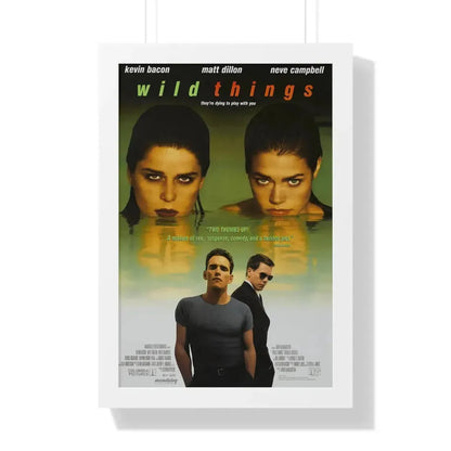 WILD THINGS 1998 - Framed Movie Poster 16″ x 24″ White - The Sticker Space