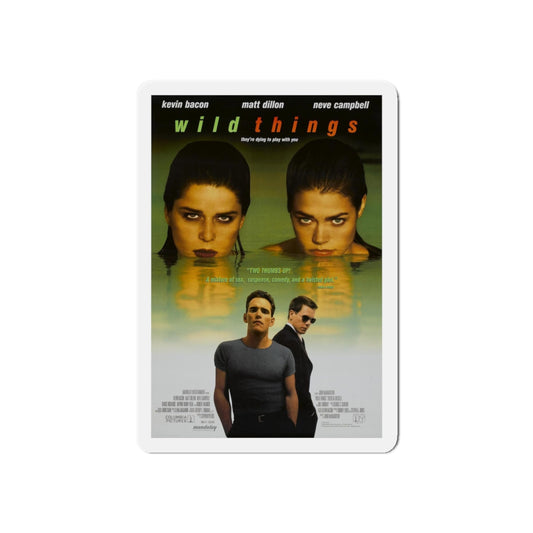 WILD THINGS 1998 Movie Poster - Refrigerator Magnet-6 × 6"-The Sticker Space