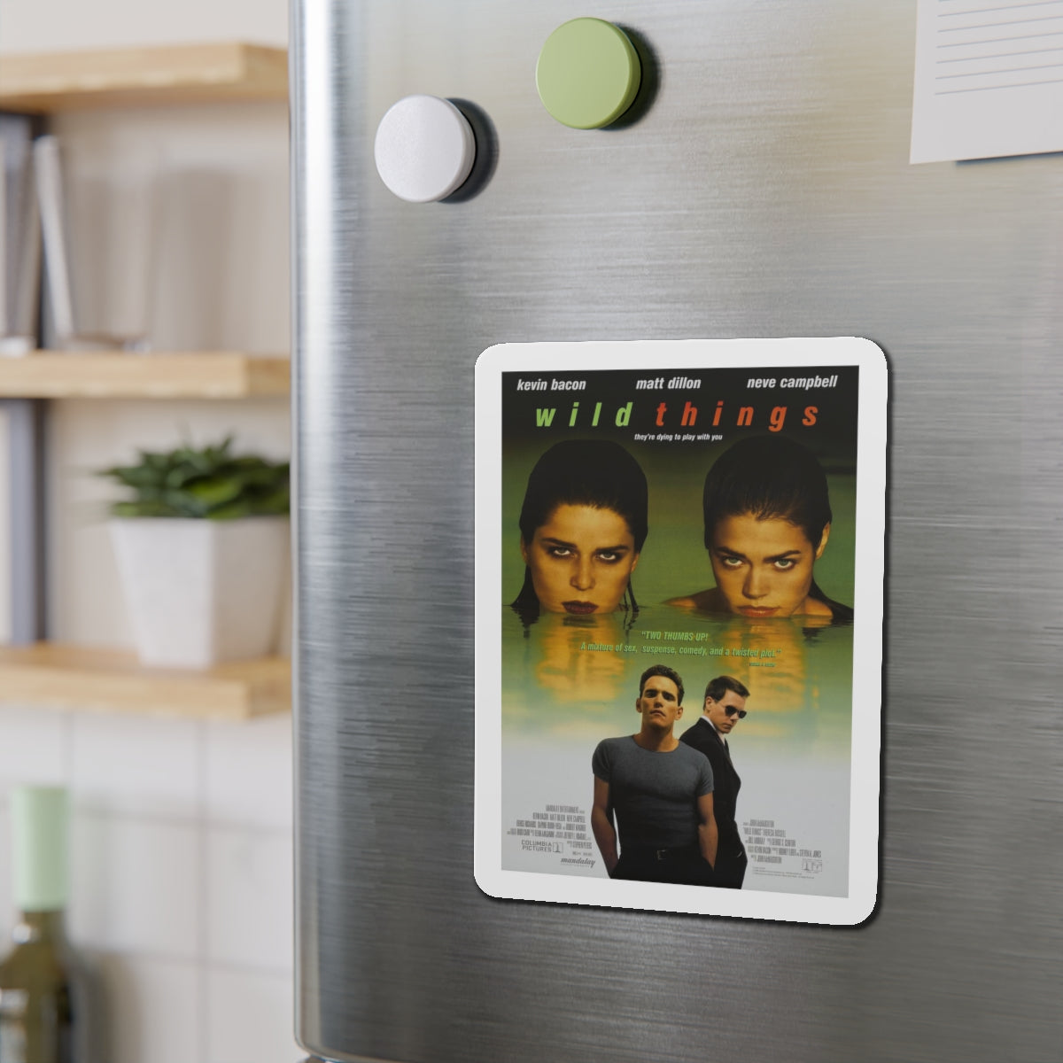 WILD THINGS 1998 Movie Poster - Refrigerator Magnet-The Sticker Space