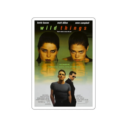 WILD THINGS 1998 Movie Poster STICKER Vinyl Die-Cut Decal 4 Inch - The Sticker Space