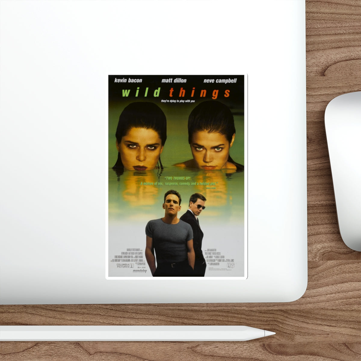 WILD THINGS 1998 Movie Poster STICKER Vinyl Die-Cut Decal-The Sticker Space