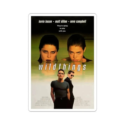 Wild Things 1998 Movie Poster - STICKER Vinyl Kiss-Cut Decal 2 Inch White - The Sticker Space