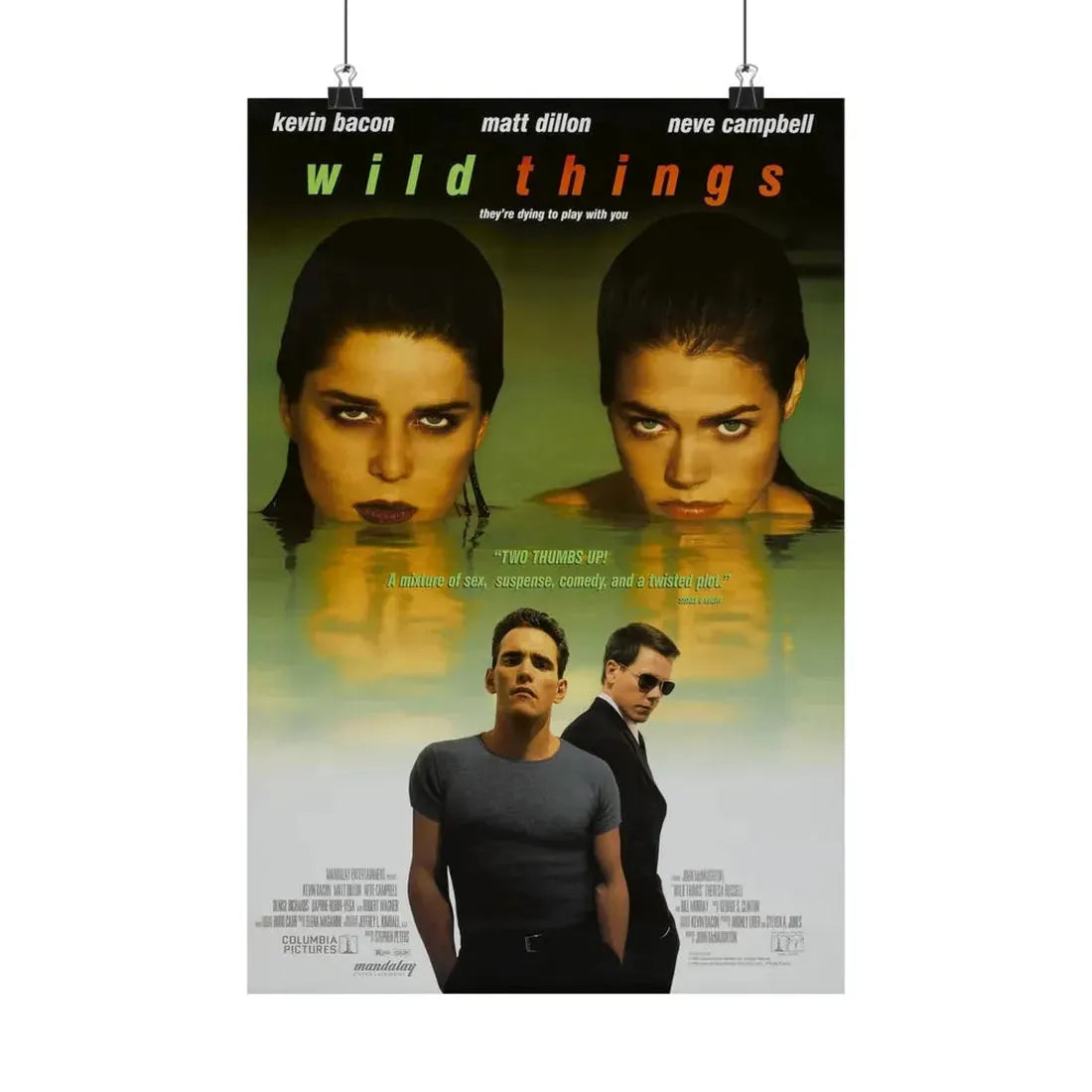 WILD THINGS 1998 - Paper Movie Poster 12″ x 18″ Matte - The Sticker Space