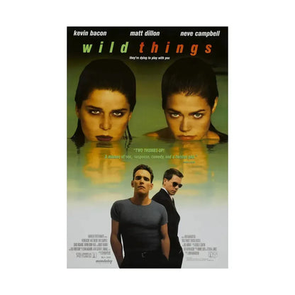 WILD THINGS 1998 - Paper Movie Poster - The Sticker Space