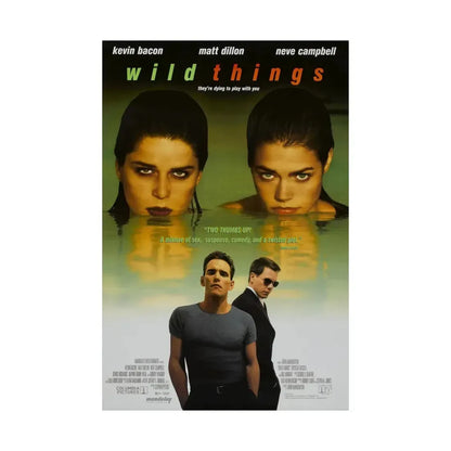 WILD THINGS 1998 - Paper Movie Poster - The Sticker Space