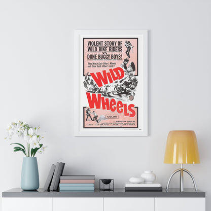 WILD WHEELS 1969 - Framed Movie Poster-The Sticker Space