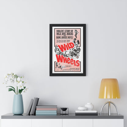 WILD WHEELS 1969 - Framed Movie Poster-The Sticker Space