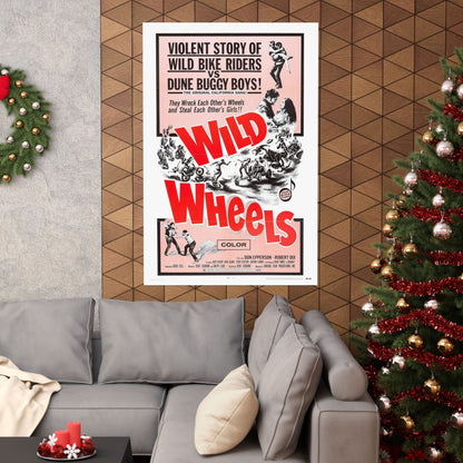 WILD WHEELS 1969 - Paper Movie Poster-The Sticker Space