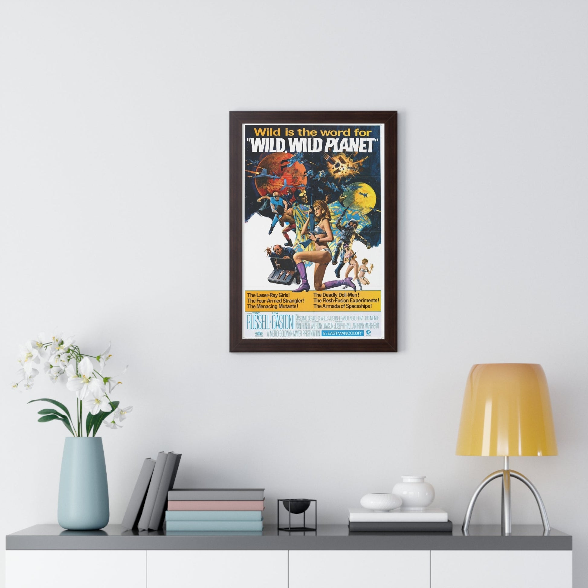 WILD, WILD PLANET 1966 - Framed Movie Poster-The Sticker Space