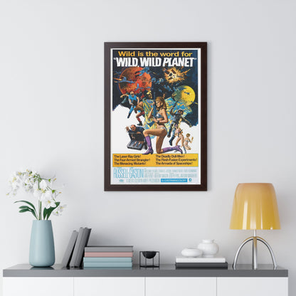 WILD, WILD PLANET 1966 - Framed Movie Poster-The Sticker Space