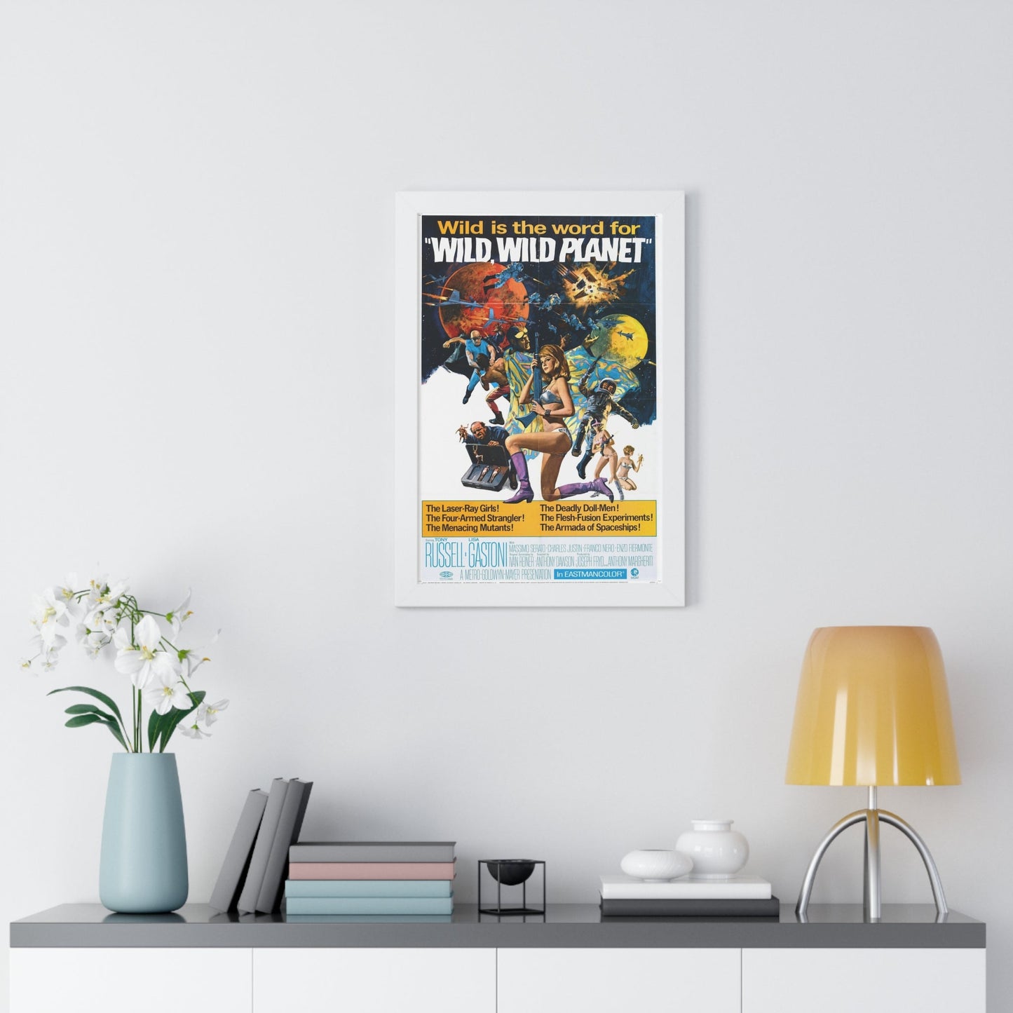 WILD, WILD PLANET 1966 - Framed Movie Poster-The Sticker Space