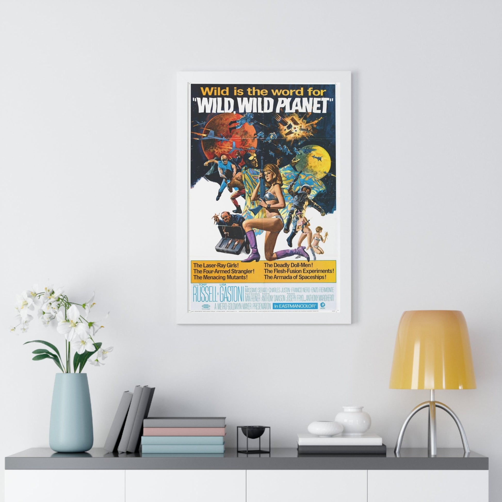 WILD, WILD PLANET 1966 - Framed Movie Poster-The Sticker Space