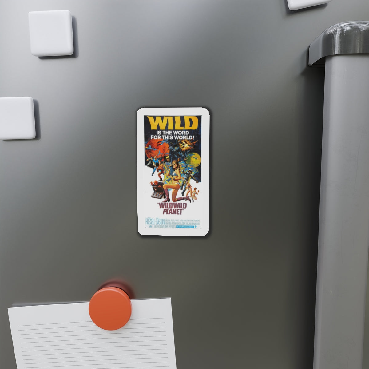 WILD, WILD PLANET (2) 1966 Movie Poster - Refrigerator Magnet-The Sticker Space