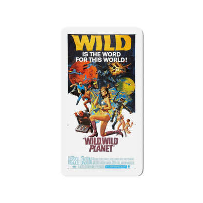 WILD, WILD PLANET (2) 1966 Movie Poster - Refrigerator Magnet-3" x 3"-The Sticker Space