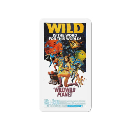 WILD, WILD PLANET (2) 1966 Movie Poster - Refrigerator Magnet 4 Inch - The Sticker Space