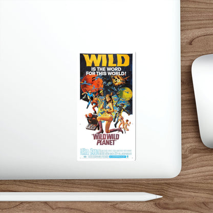 WILD, WILD PLANET (2) 1966 Movie Poster STICKER Vinyl Die-Cut Decal-The Sticker Space