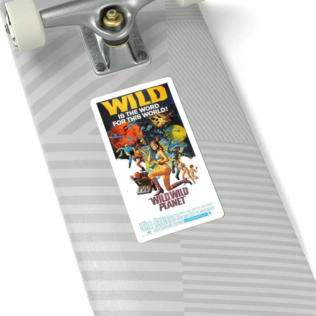 WILD, WILD PLANET (2) 1966 Movie Poster - STICKER Vinyl Kiss-Cut Decal - The Sticker Space