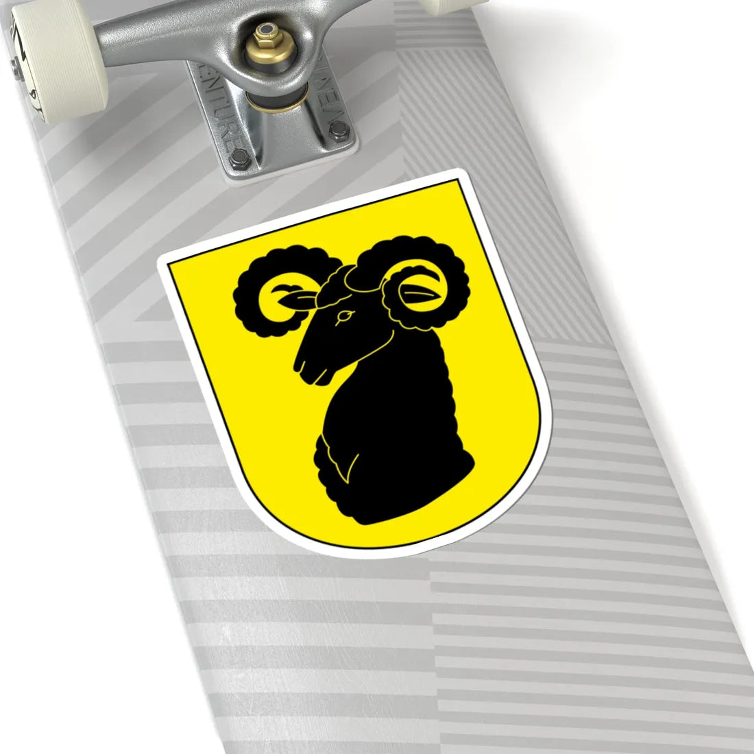 Wildberg-blazon (Switzerland) (Coat of Arms) STICKER Vinyl Kiss-Cut Decal - The Sticker Space