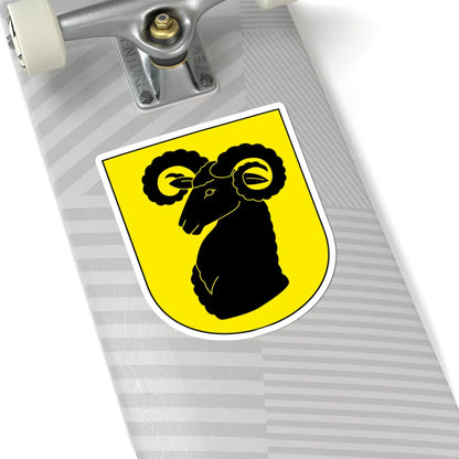 Wildberg-blazon (Switzerland) (Coat of Arms) STICKER Vinyl Kiss-Cut Decal - The Sticker Space