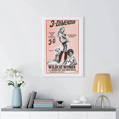 WILDCAT WOMEN (BLACK LOLITA) 1975 - Framed Movie Poster - The Sticker Space