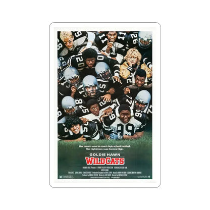 Wildcats 1986 Movie Poster - STICKER Vinyl Kiss-Cut Decal 4 Inch White - The Sticker Space