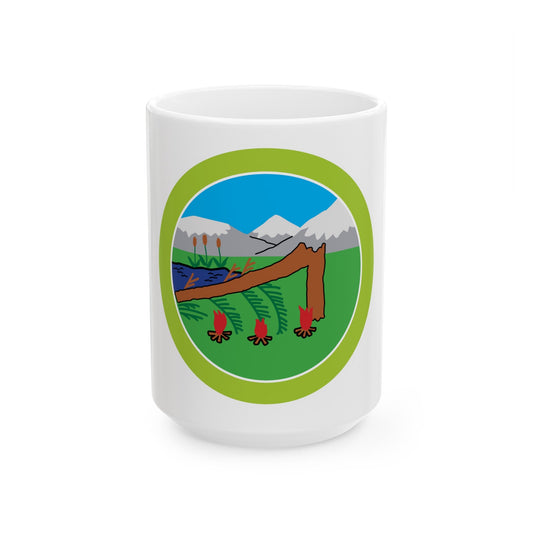 Wilderness Survival (Boy Scout Merit Badge) White Coffee Mug-15oz-The Sticker Space
