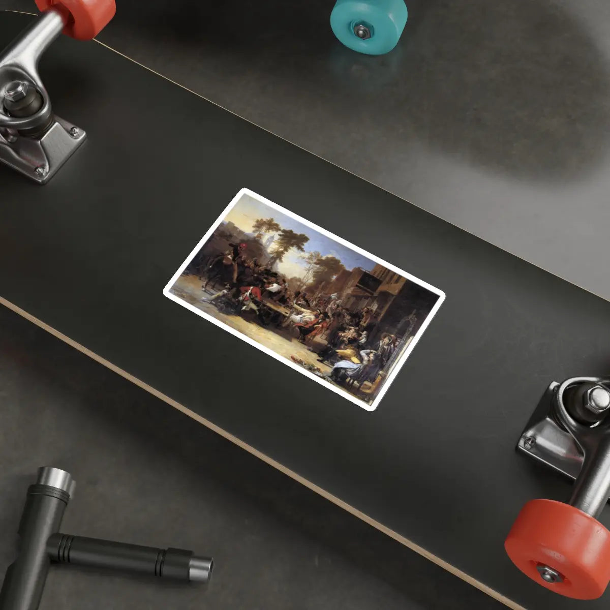 SKU:31883278170561608189 Sticker types:White Shape:Die-Cut Sizes:6" × 6"