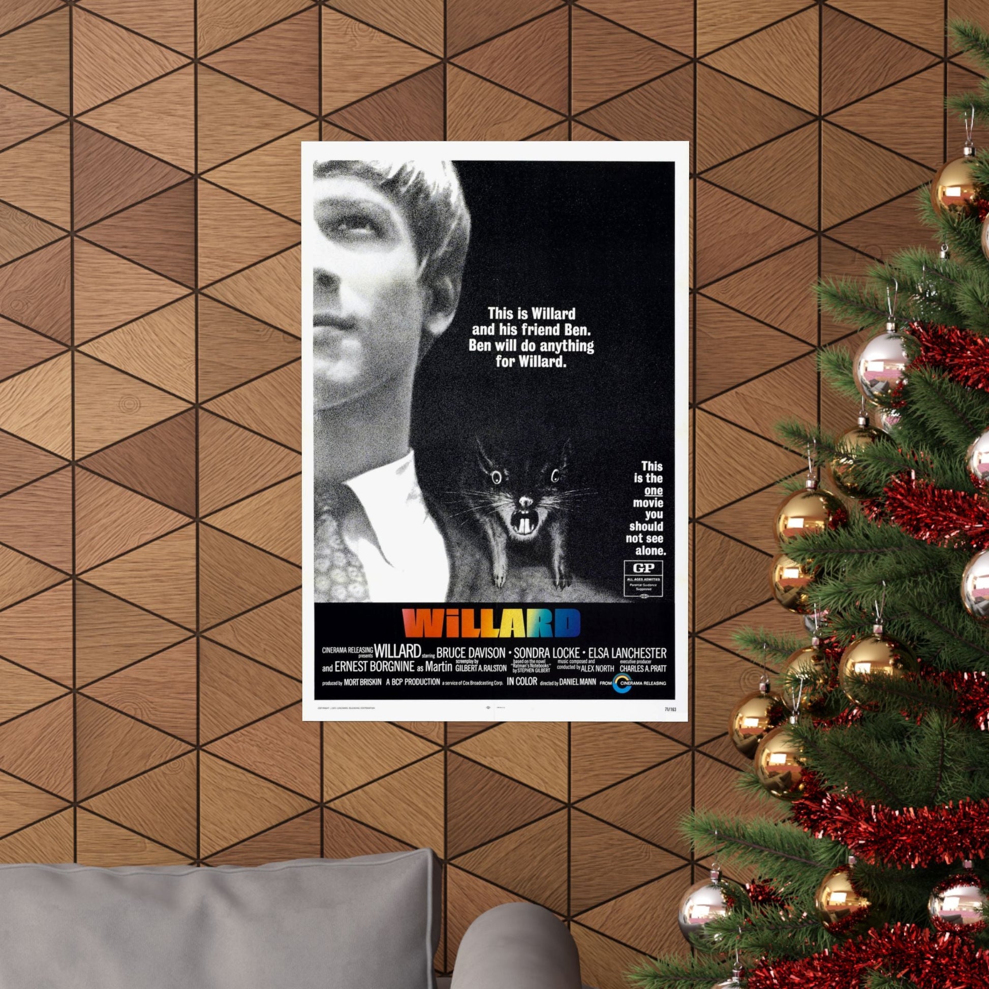 WILLARD 1971 - Paper Movie Poster-The Sticker Space