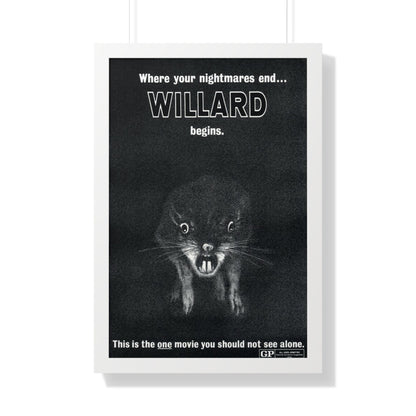 WILLARD (TEASER) 1971 - Framed Movie Poster-20" x 30"-The Sticker Space