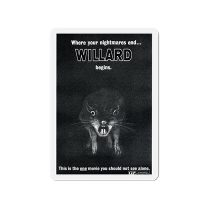WILLARD (TEASER) 1971 Movie Poster - Refrigerator Magnet 2 Inch - The Sticker Space