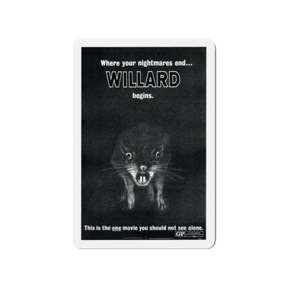 WILLARD (TEASER) 1971 Movie Poster - Refrigerator Magnet 3 Inch - The Sticker Space