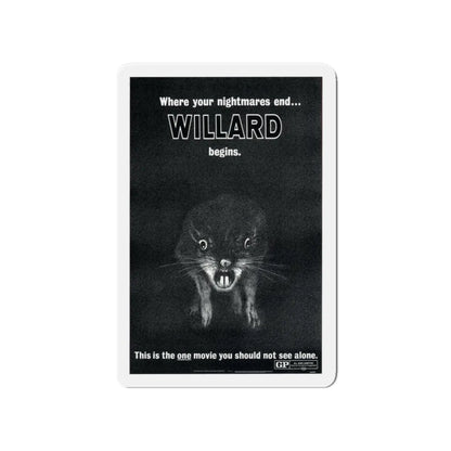 WILLARD (TEASER) 1971 Movie Poster - Refrigerator Magnet 4 Inch - The Sticker Space