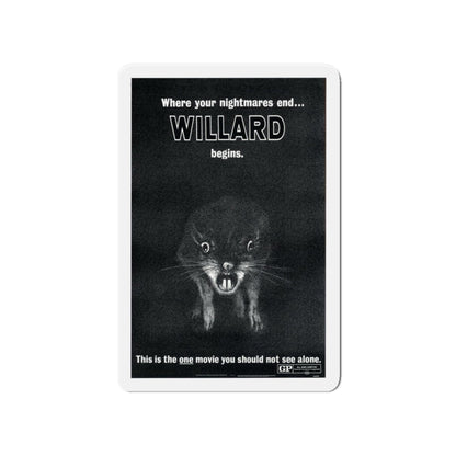 WILLARD (TEASER) 1971 Movie Poster - Refrigerator Magnet-4" x 4"-The Sticker Space