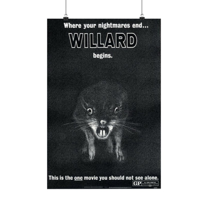 WILLARD (TEASER) 1971 - Paper Movie Poster-16″ x 24″-The Sticker Space