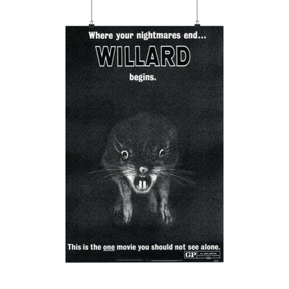 WILLARD (TEASER) 1971 - Paper Movie Poster-20″ x 30″-The Sticker Space